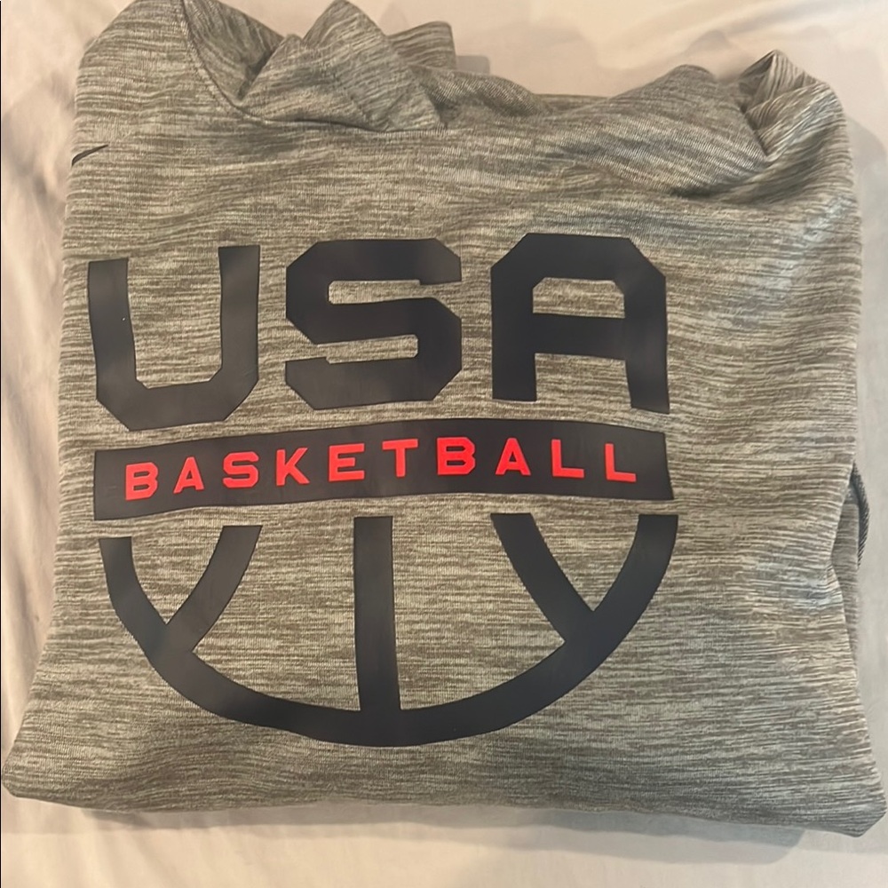 Nike Gray USA Basketball Jacket L